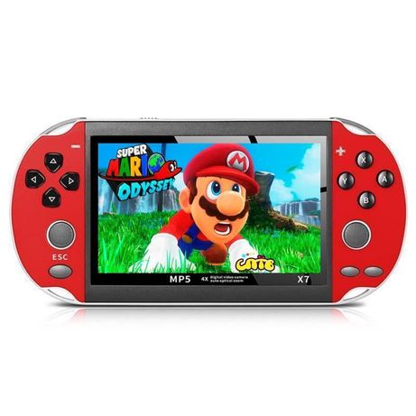 Ретро Игровая консоль PSP MP5 с камерой+280 игр RED|Рассрочка