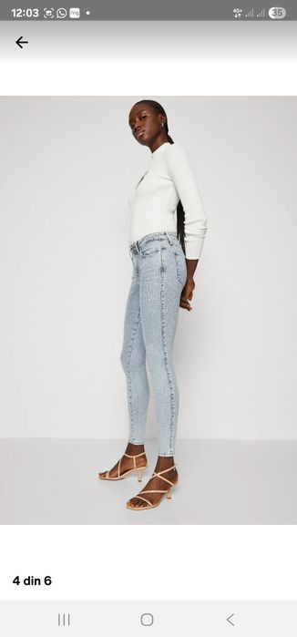 Guess Blugi Skinny fit indigo Noi Originali 100%