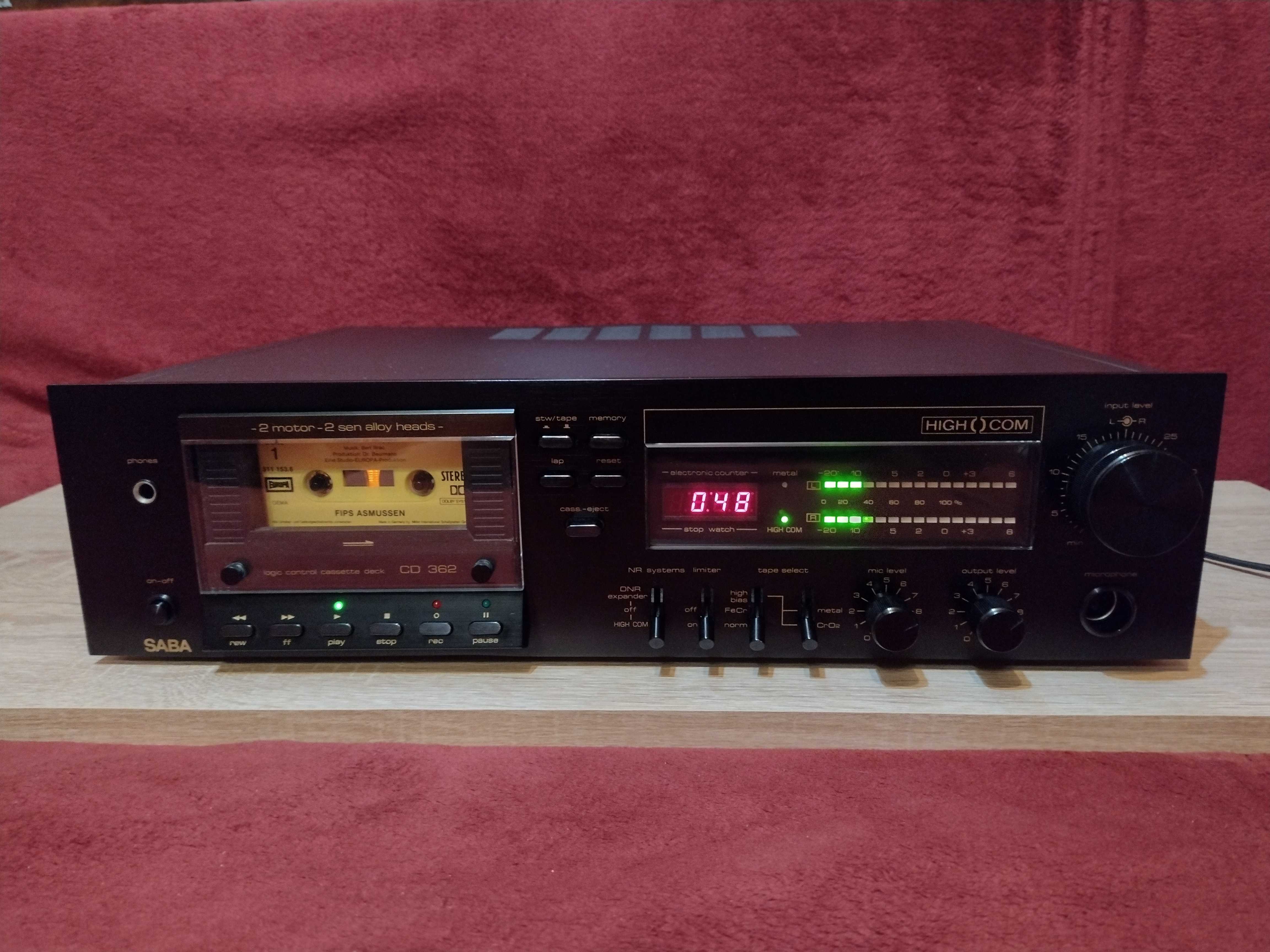 SABA CD-362 Logic Controlled Cassette Deck