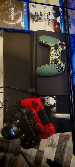 Ps4 slim 3 джойстика