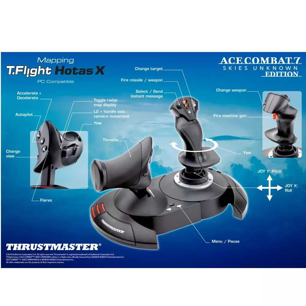 Джойстик Thrustmaster T-Flight Hotas X