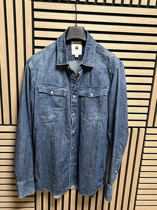 G Star RAW : 3301 Slim Shirt - НОВА размер ХЛ / Оригинал