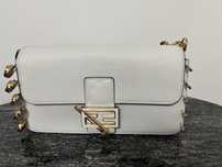 Geanta piele alba Fendi Versace