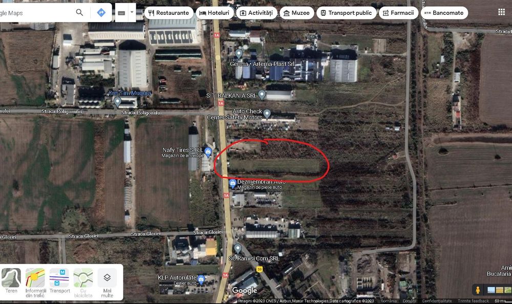 Teren industrial Boldești-Scăeni DN1A Prahova