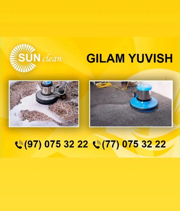 Стерка ковров Gilam yuvush Toshkent