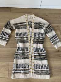 Cardigan lung dama