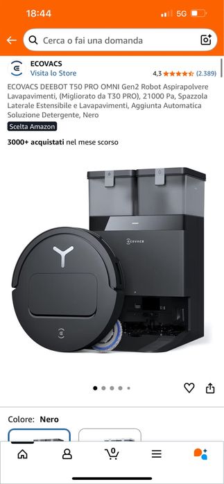 Ecovacs Deebot T50 PRO OMNI Gen2 SIGILAT!