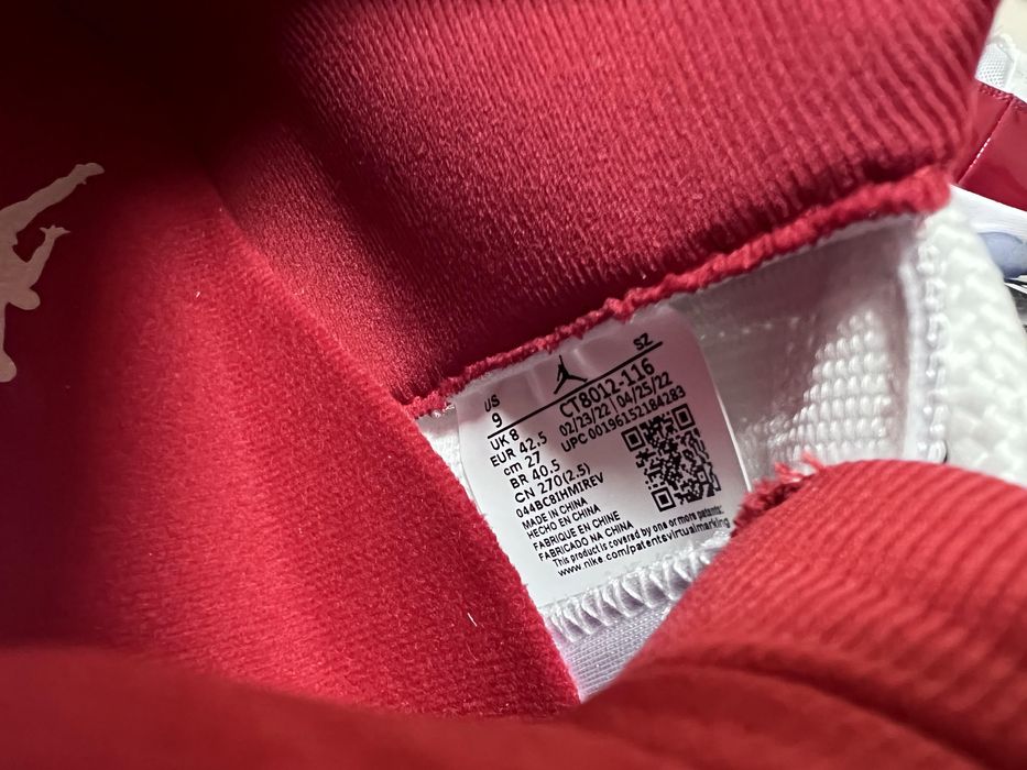 Jordan 11 Cherry Red 44-45