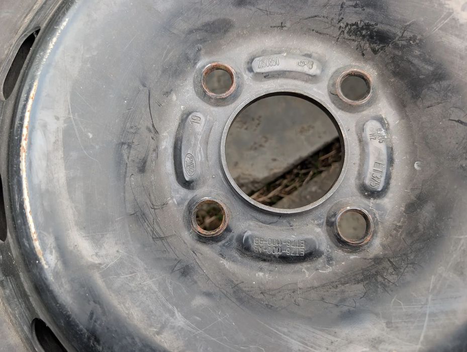 Janta tabla 15'' 4x108 Roata Rezerva FORD Transit Tourneo Courier Renault Peugeot cauciuc 195/60R15 Bridgestone ET76-1100-AB BB / 2150850