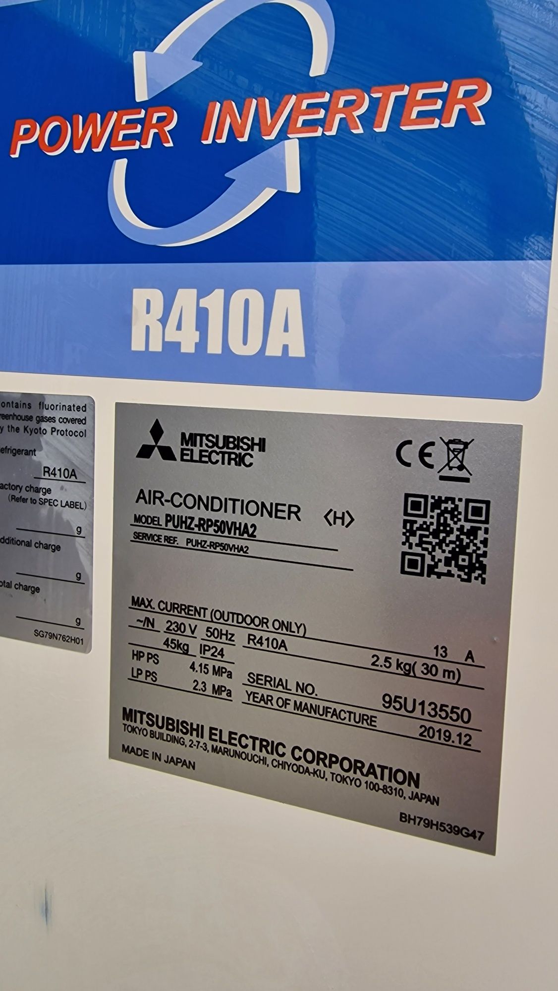 Mitsubishi electric 18ка таванен климатик mr.slim PUHZ-RP50 PCA-RP50