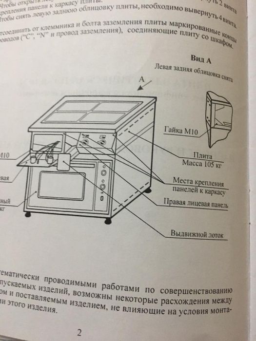 Плита электрическая (4-х конфорочная с жаречным шкафом) для ресторанов