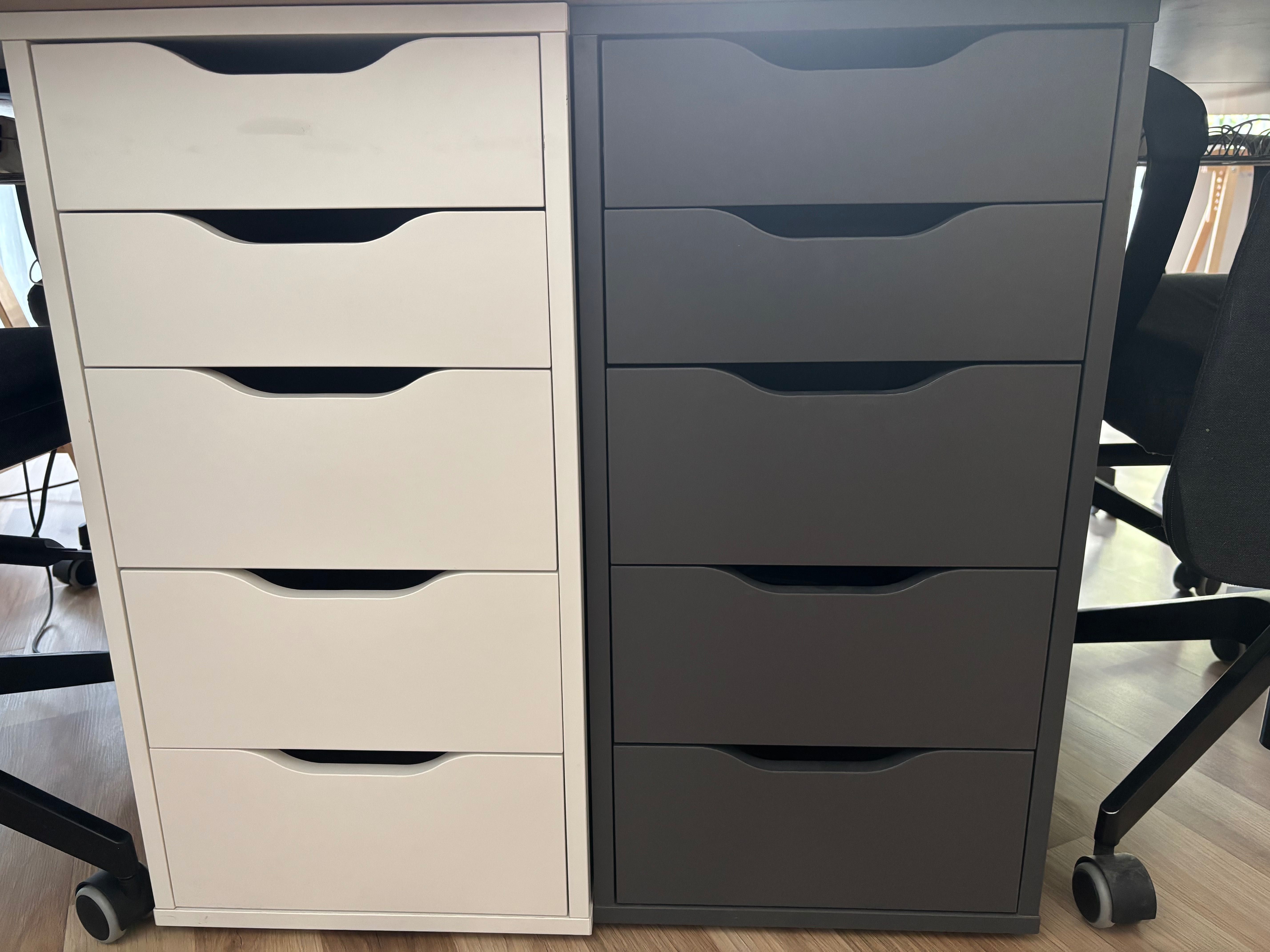 Тъмно сив шкаф за бюро ALEX / IKEA