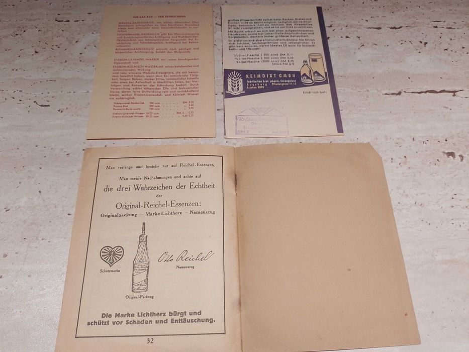 Reclame/Retete vechi de Farmacie - Colectionari, Decor, Recuzita