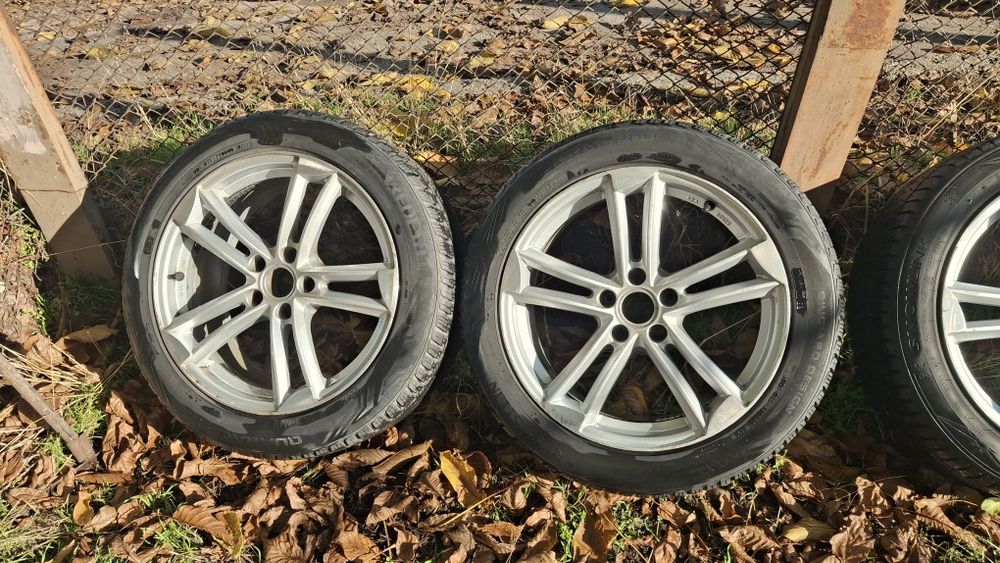 Продавам джанти 18ки 5х112 с добри зимни гуми