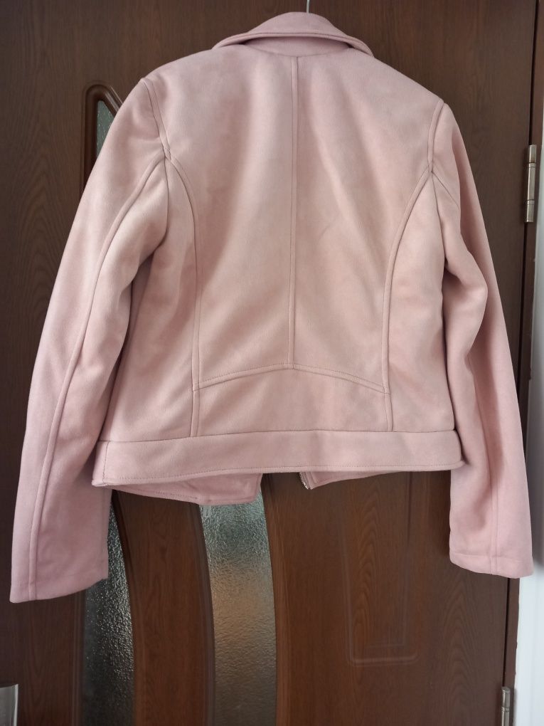 Geaca tip piele intoarsa New look