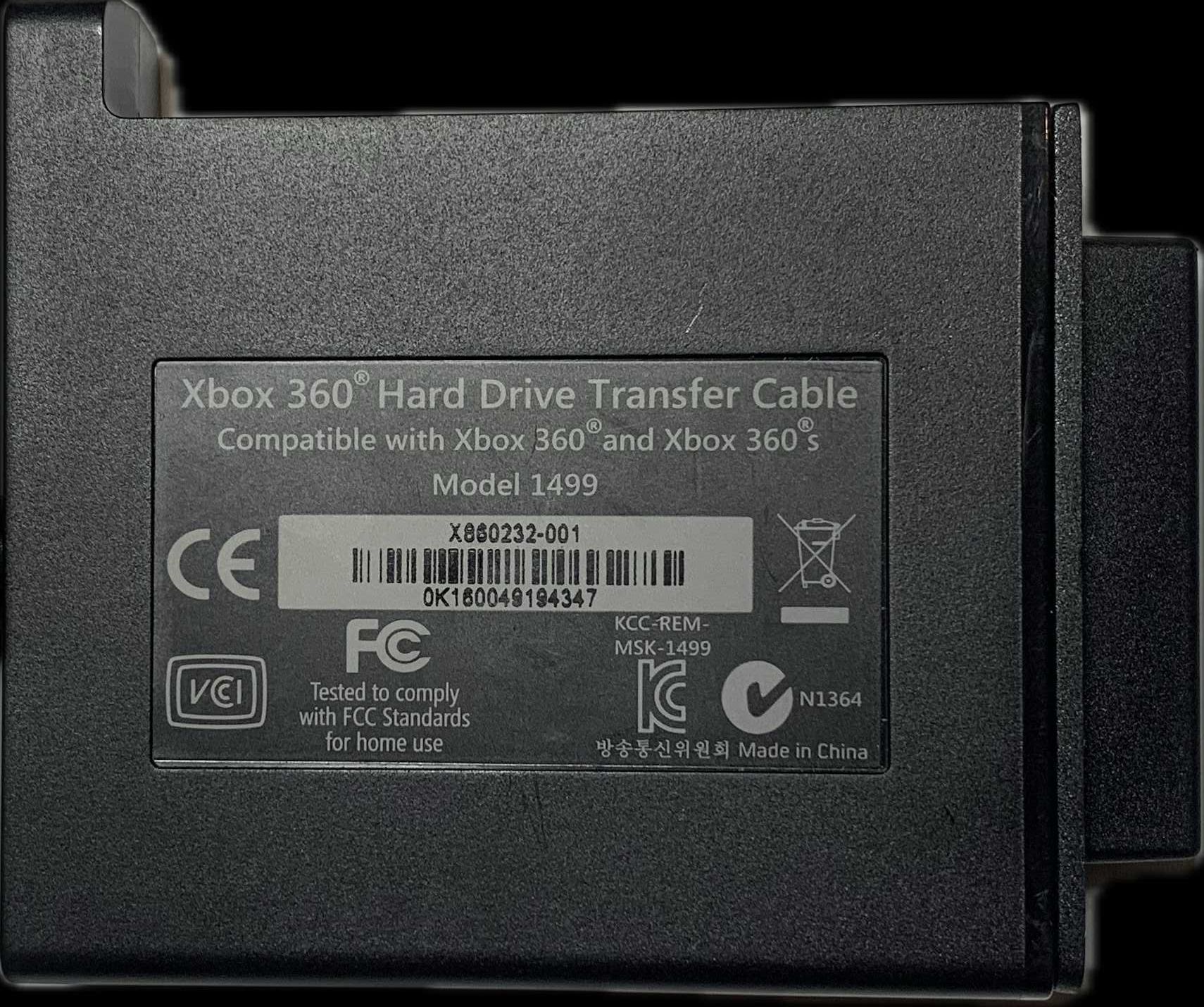 Cablu transfer HDD Microsoft Xbox 360