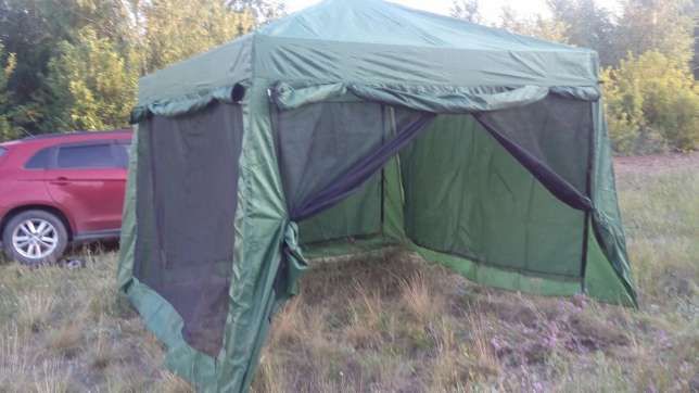 Водостойкий Шатер-кухня палатка с москитной сеткой 3.2 х 3.2 метра