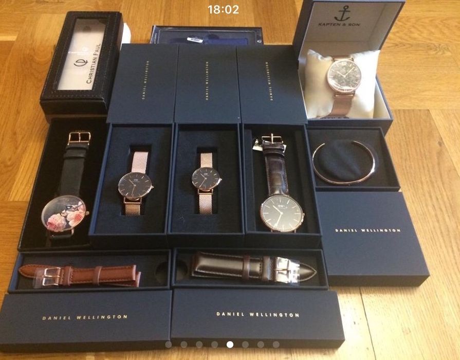 Оригинальные немецкие часы Kapten&Son, Daniel Wellington. Новые.