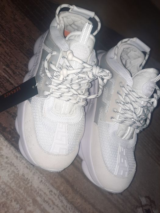 Versace Chain Reaction Alb / Negru [White / Black]