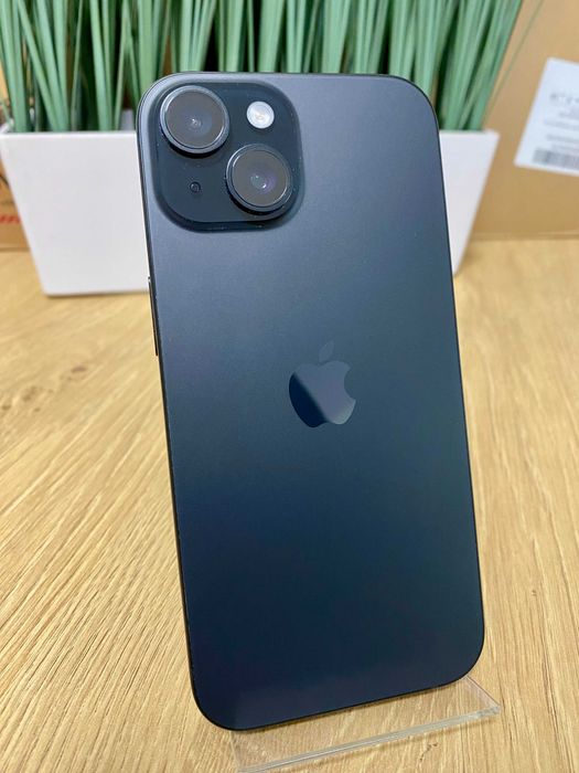НОВ !!! Apple iPhone 15, 128GB, 5G, Black, 100%