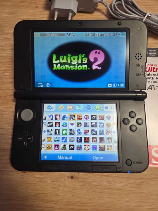 Nintendo 3DS Xl modat cu Sandisk 128gb peste 150 jocuri instalate