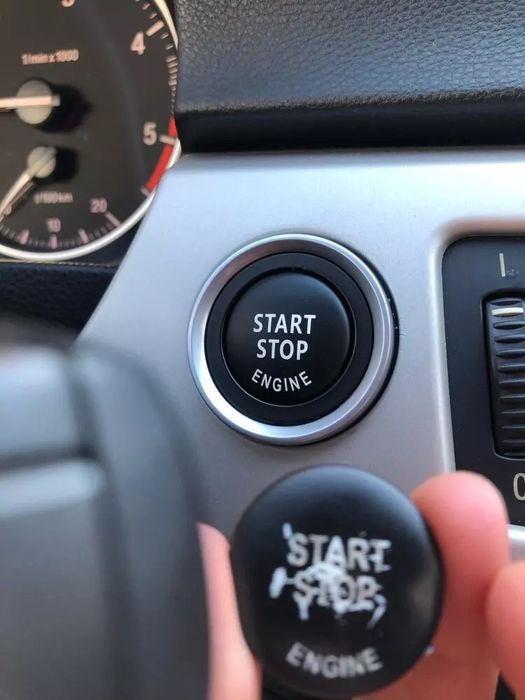 Buton pornire start stop BMW Seria 1 3 5 F10 F30 F25 E90 E60 X1 X5 X6