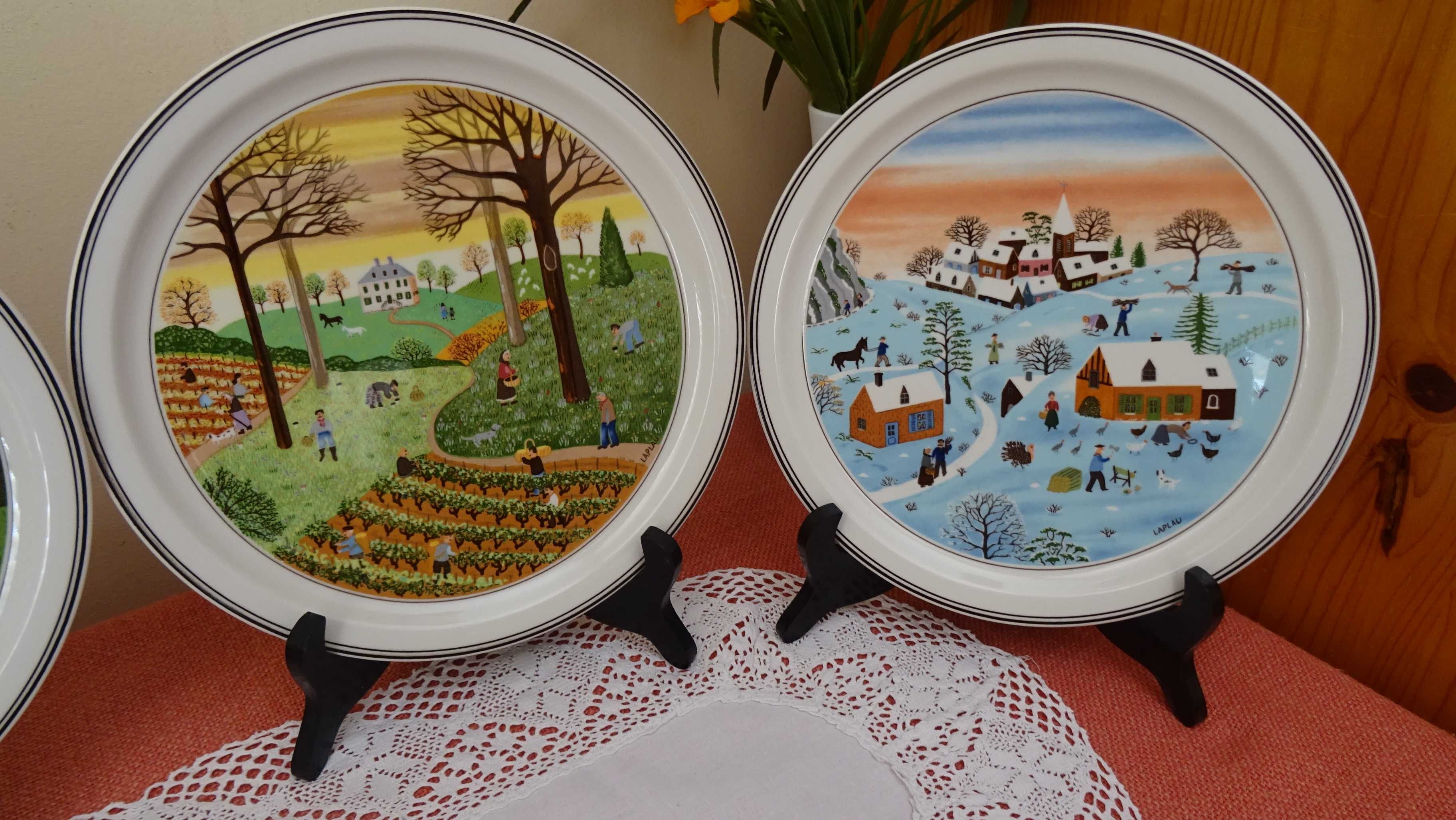 Villeroy и Boch, колекционерски чинии четири сезона NAIF .