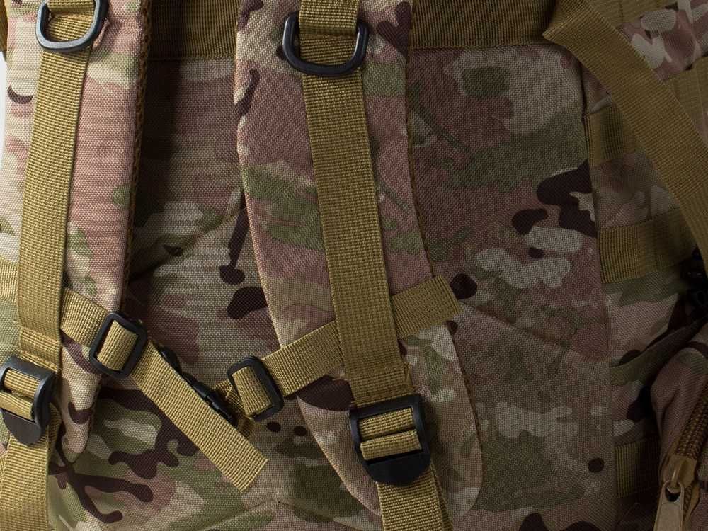 Rucsac tactic militar 48.5L sistem MOLLE + borseta buzunare & detasabi