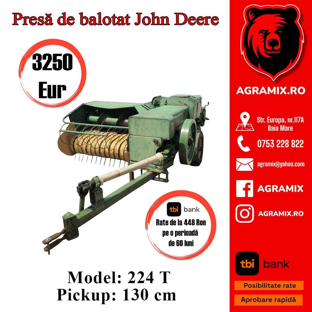 Balotiera John Deere SH presa de balotat - model 224 T Agramix