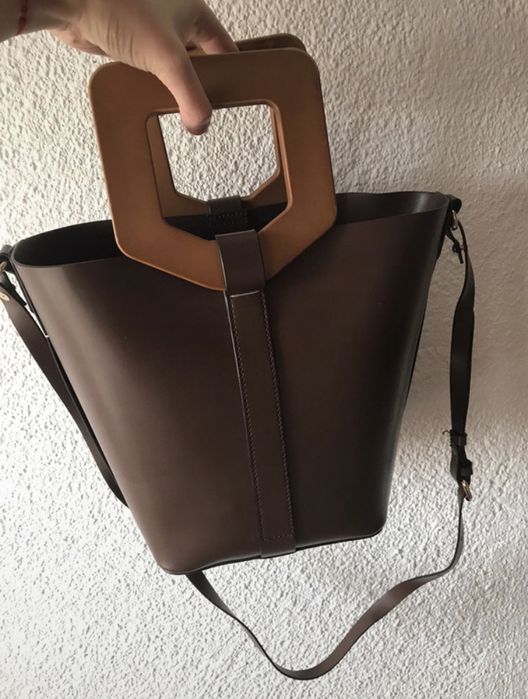 Geanta shopper bucket/tote bag Zara
