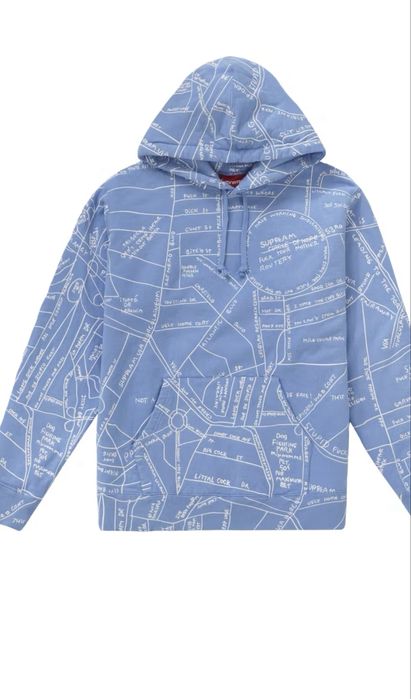 Суитчър на Supreme Gonz Embroided Hooded Sweatshirt (Blue)