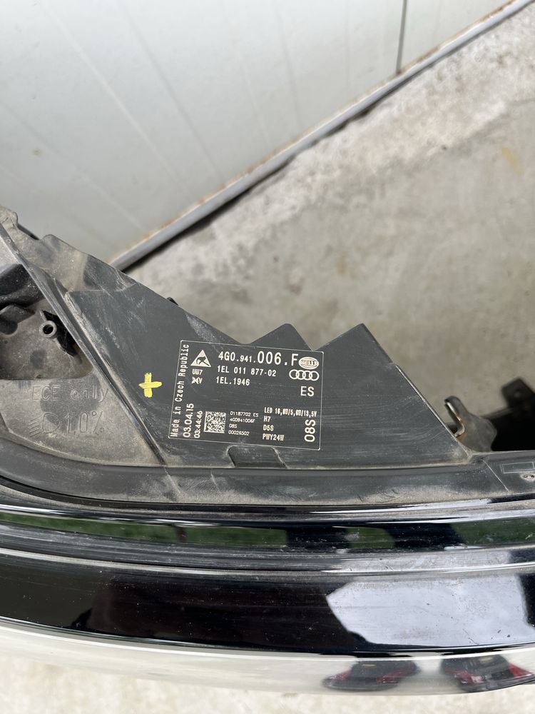 Предна броня с фарове за Audi A6 C7 4G facelift Xenon
