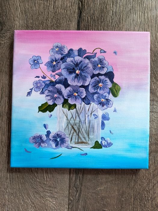 Ръчно рисувани акрилни картини