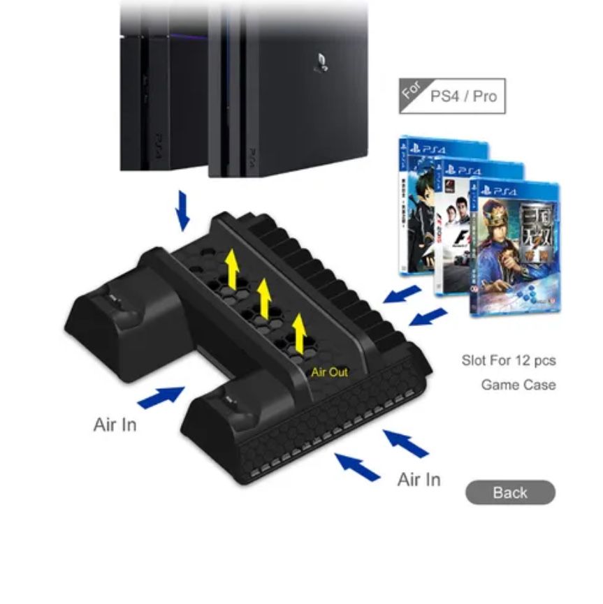 Охлаждающая док-станция для PS4