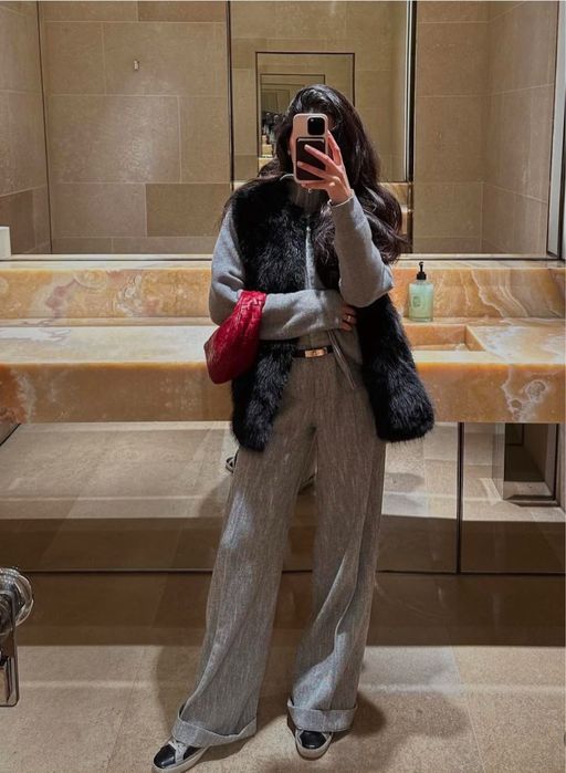 MARCO SARTINI vesta blana vulpe de la 600€ la 200€