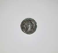 Moneda romana antica din bronz. Din anii 180-380 dupa Hristos.