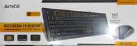 Клавиатура + мышка USB A4Tech KR-8520D черный          (NT0566)