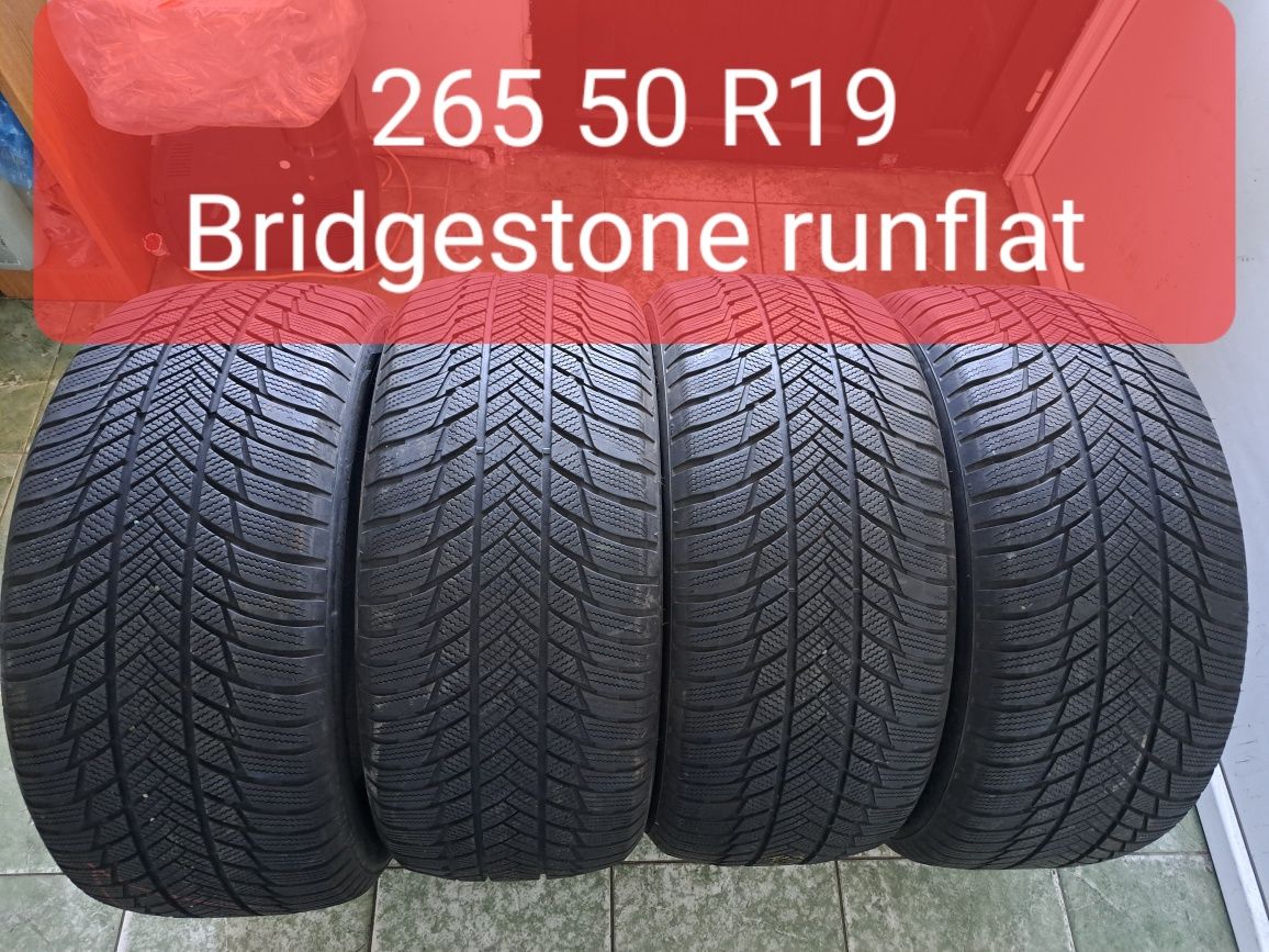 4 anvelope 265/50 R19 Bridgestone Runflat