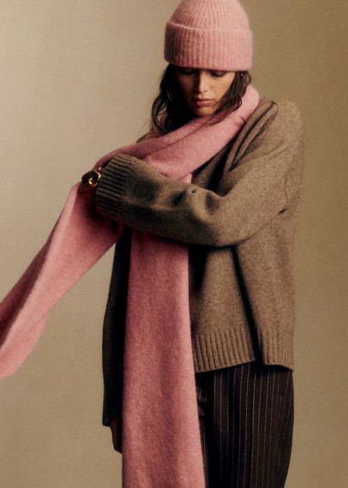 Шал от алпака на  френският бранд Sezane