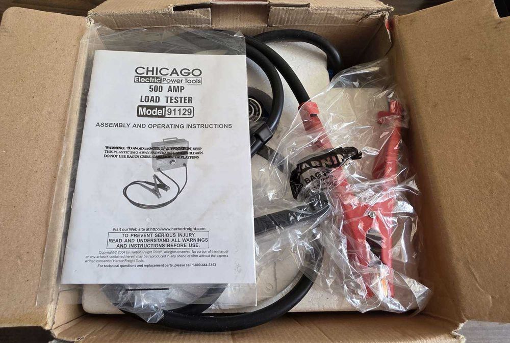 Aparat de testat bateria si alternatorul sub sarcina Chicago Electric
