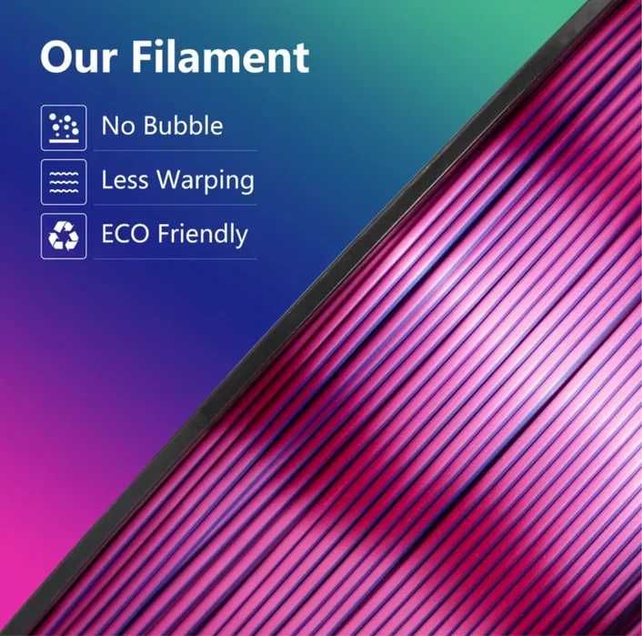 KINGROON PLA Silk Rainbow / ПЛА Силк Дъга Филамент FDM 3D