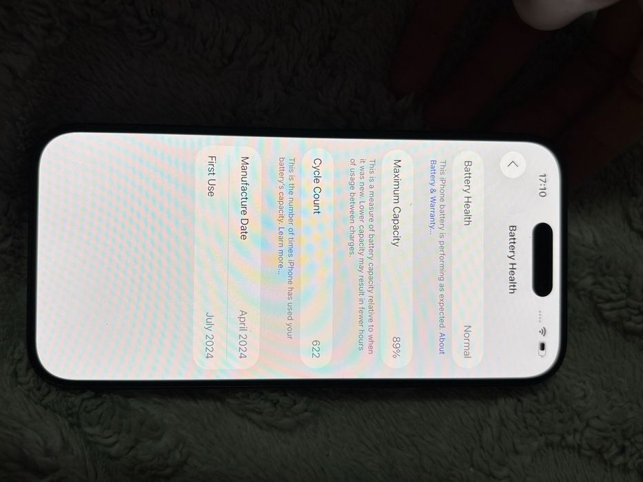 IPhone 15 pro 128 GB Black Titanium