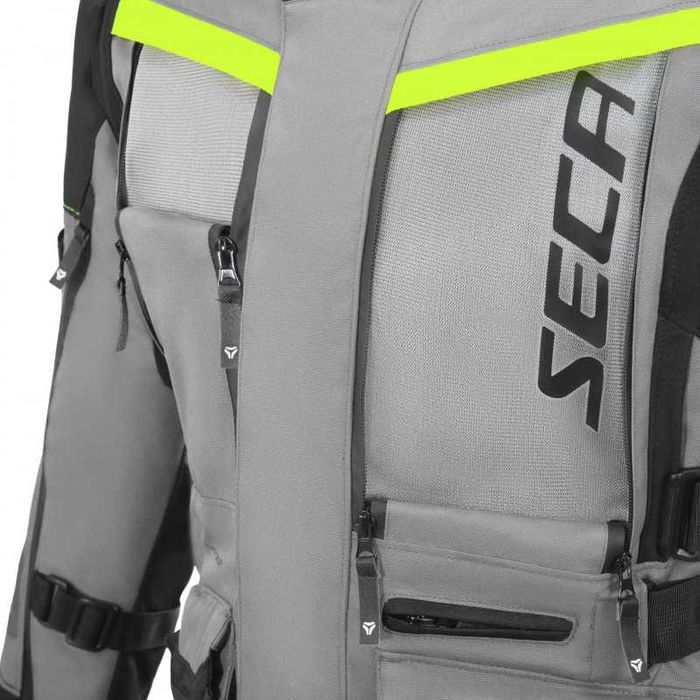 Текстилно мото яке SECA ARRAKIS III Titanium/Neon/Yellow