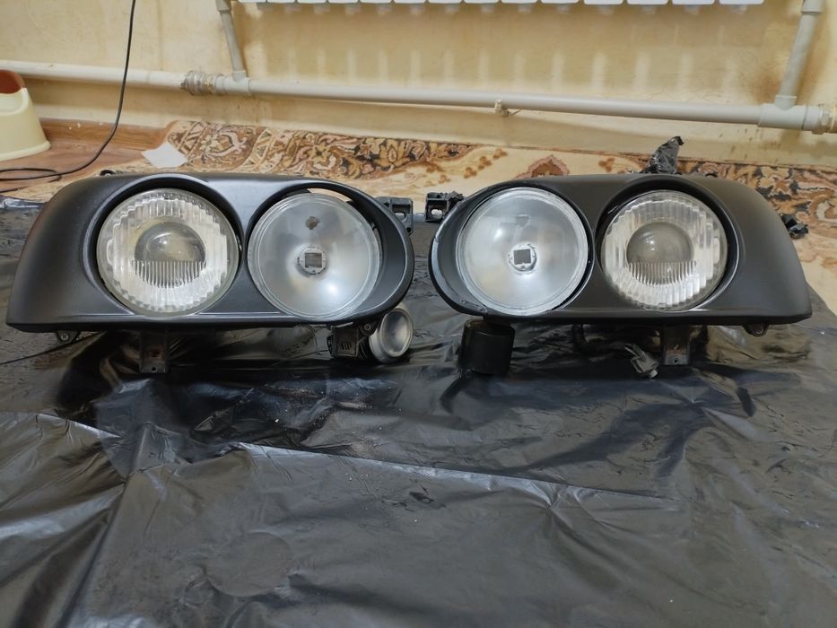 Hella dual round mk3 гольф 3 фары