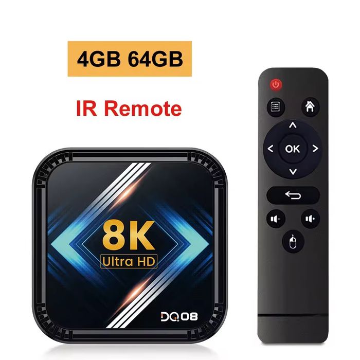Media Player, TV Box Android 64GB, 4G Ram