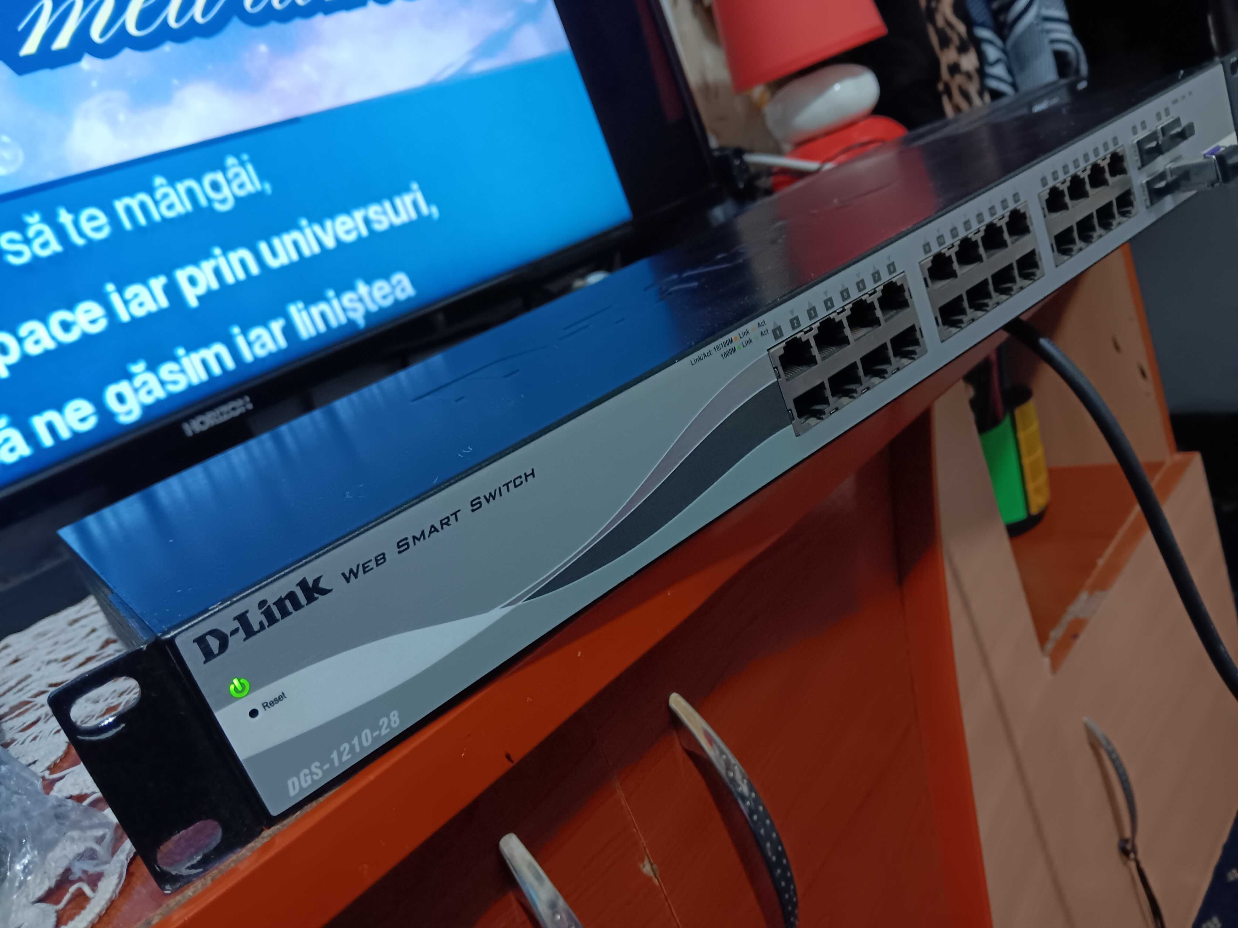 Web Smart Switch D-link DGS-1210-28