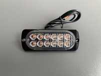 Stroboscoape auto 12 LED-uri grila galben rosu albastru - FLASH