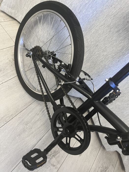 Bicicleta pliabila Fold 100 negru Btwin
