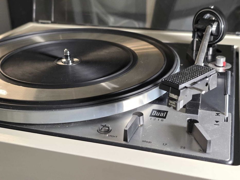 Pick-up Dual 1218 • Funcțional • Doză Shure M91 MG-D • Vintage Hi-Fi