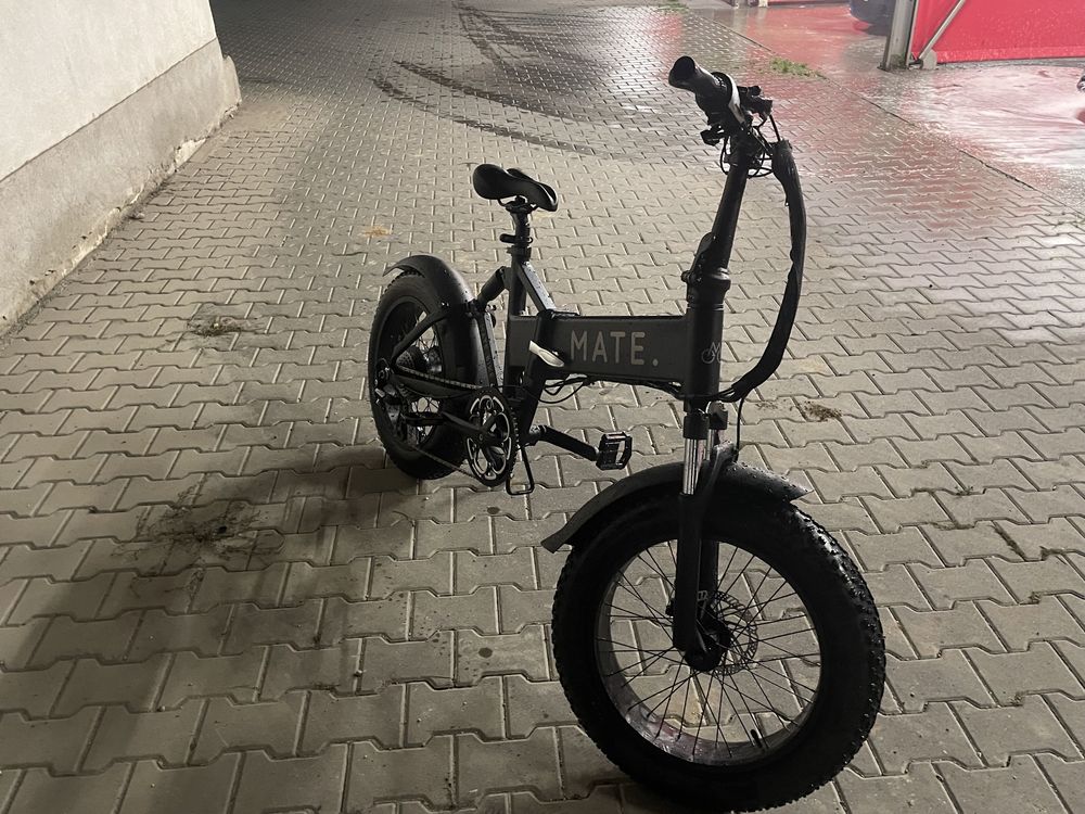 Bicicleta Electrica pliabila Mate X Black 250 - FARA BATERIE